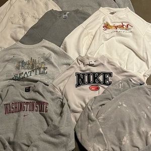 Vintage crew necks! Nike, Russel, Hanes